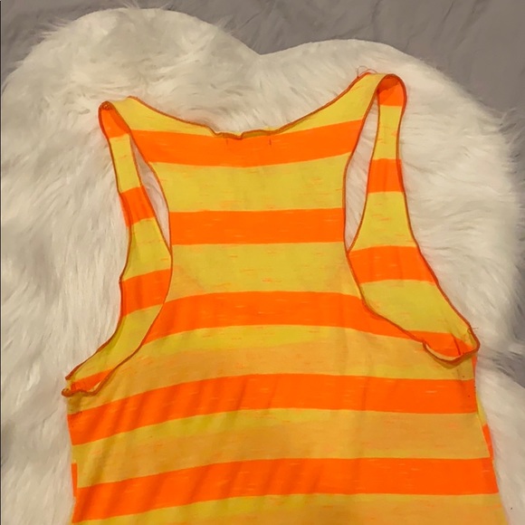 Kirra yellow and orange racer back tank - Picture 4 of 6